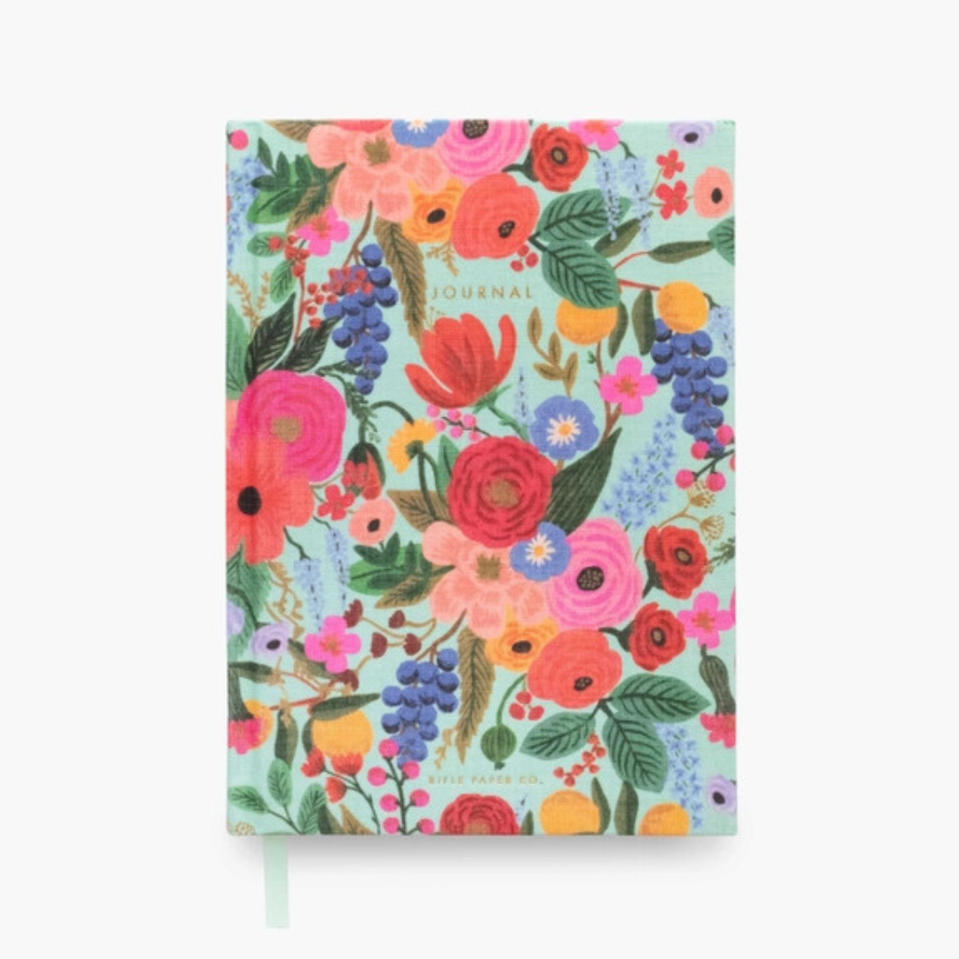 Garden Party Fabric Journal