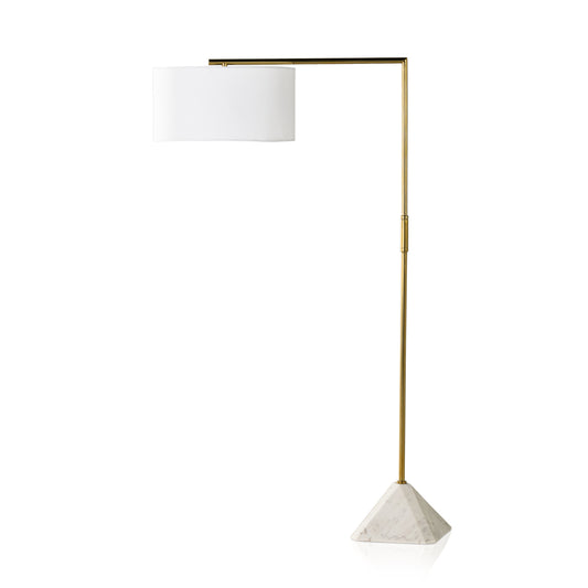 Hartford Floor Lamp - Patina Brass