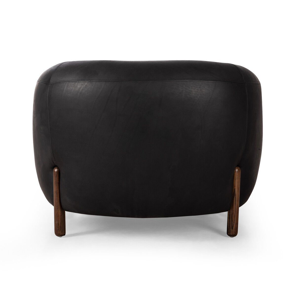 Lyla Chair – Heirloom Black Italian Leather