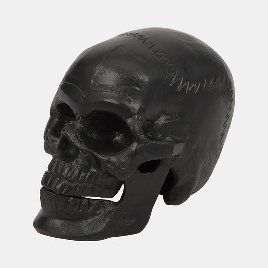 Metal 6" Skull Decor, Black