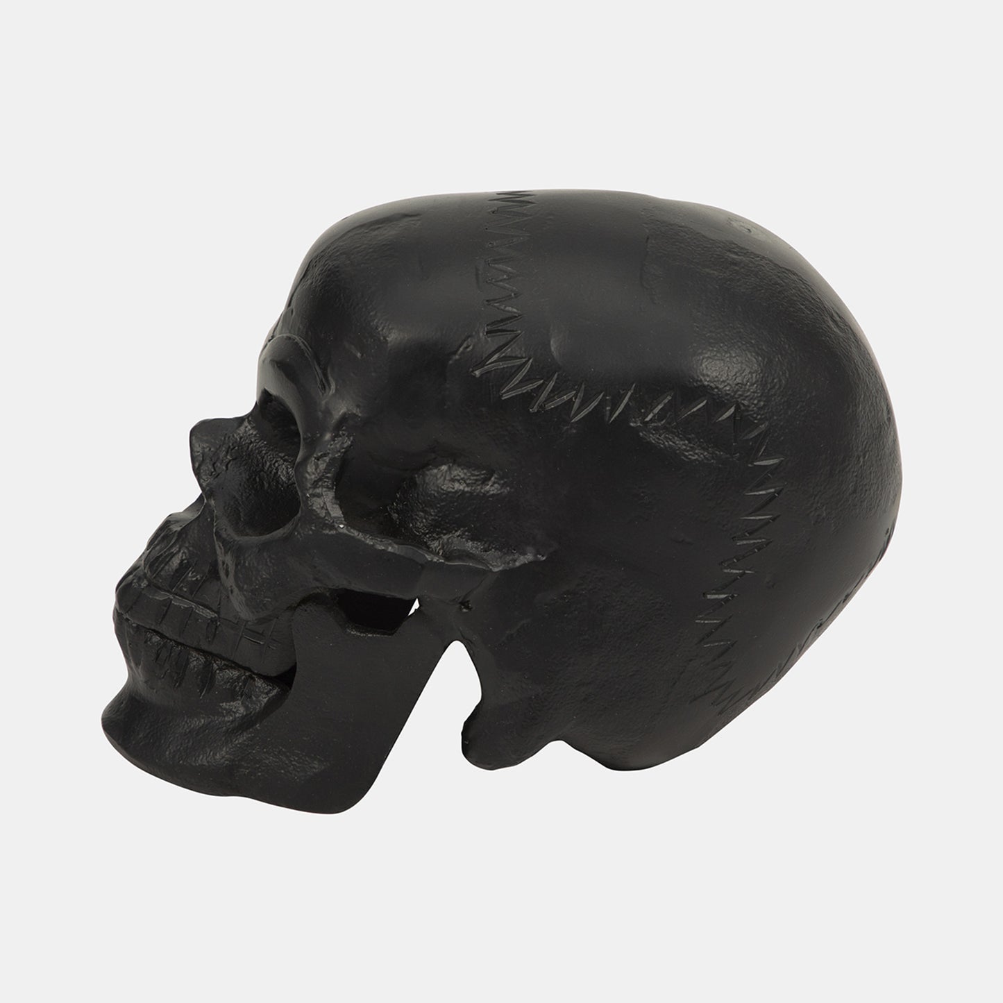 Metal 6" Skull Decor, Black