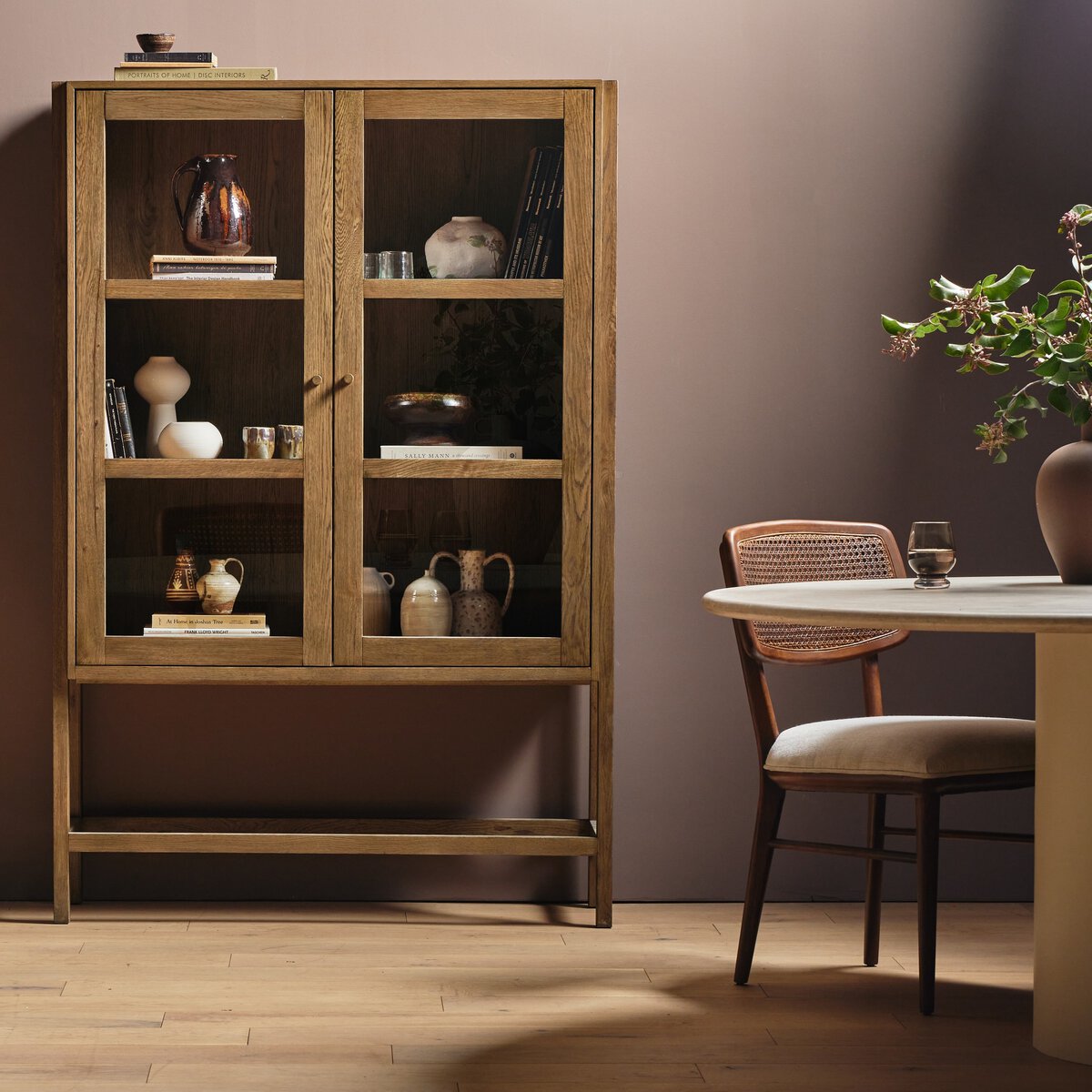 Meadow Cabinet - Tawny Oak