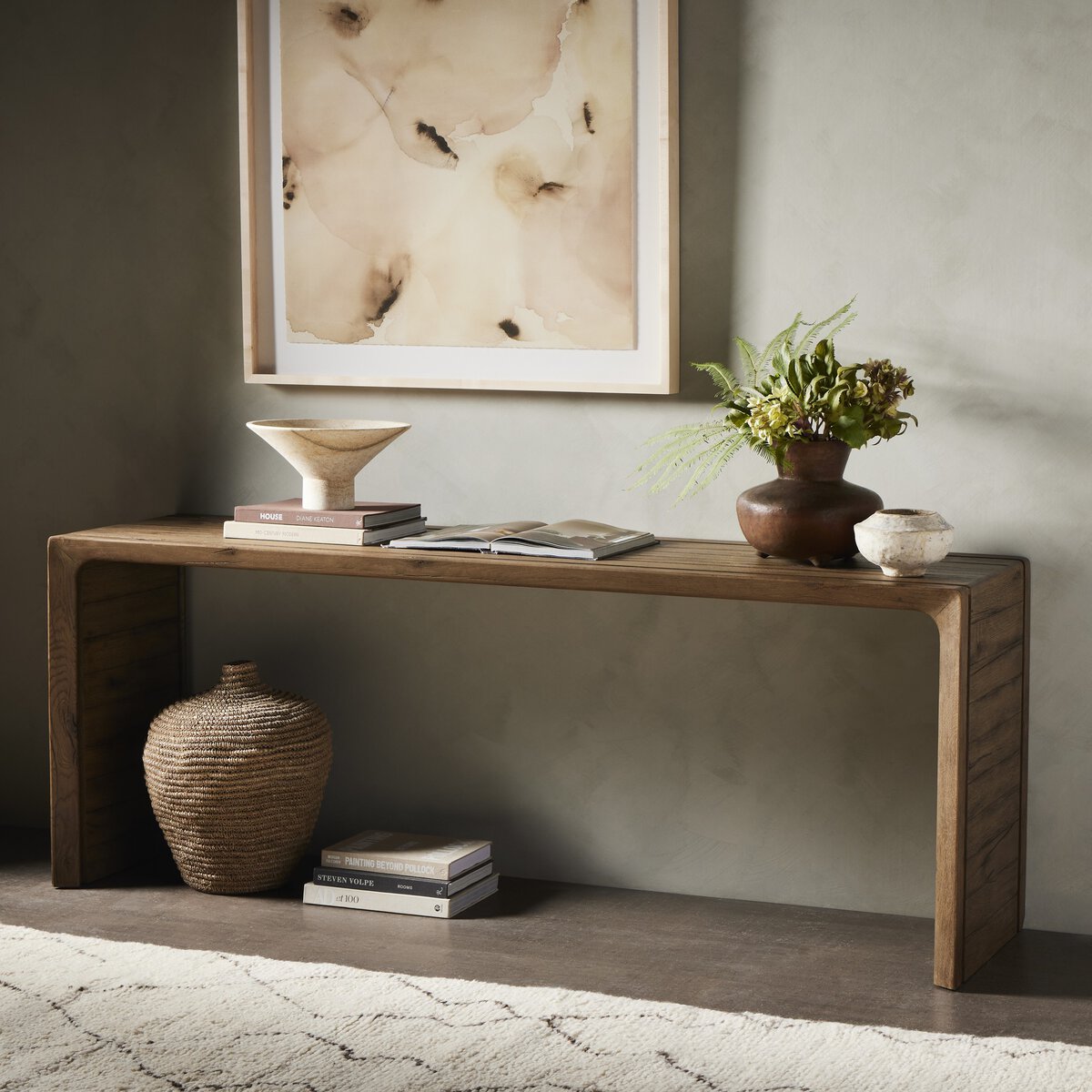 Henry Console Table - Rustic Grey