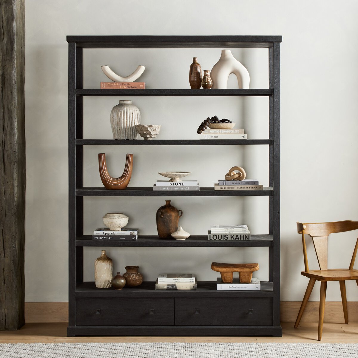 Woodmore Bookcase – Dark Totem