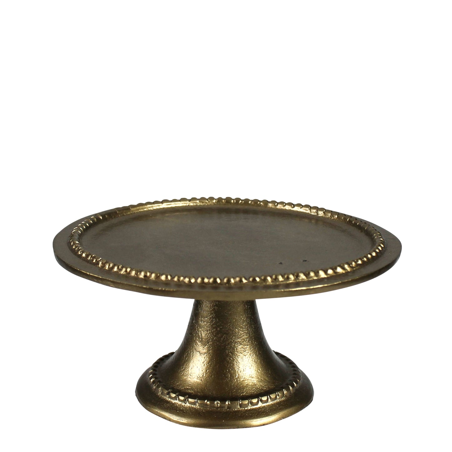 Bolo Cake Pedestal, Brass, 8"