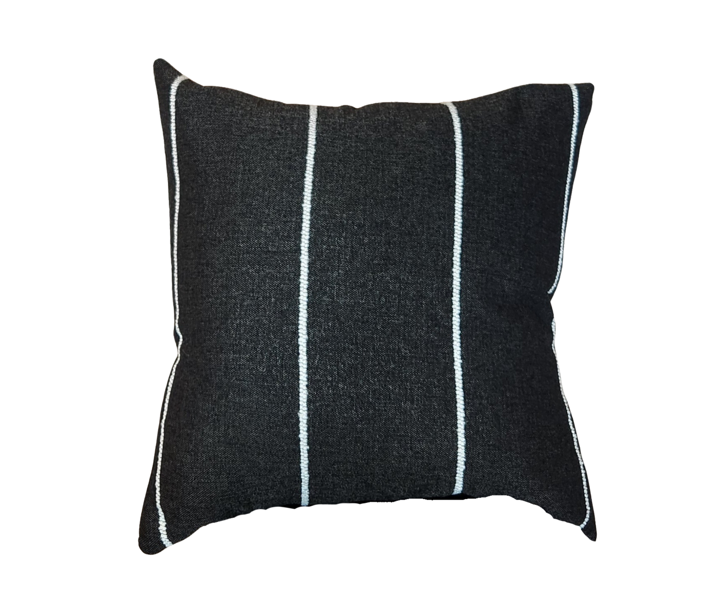 Black Striped Pillow