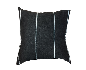 Black Striped Pillow