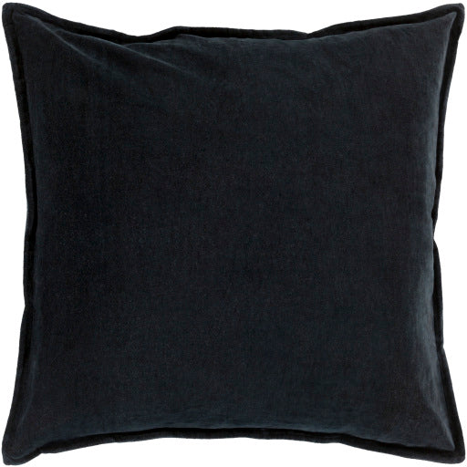 Black Velvet Pillow W/ Insert 22x22