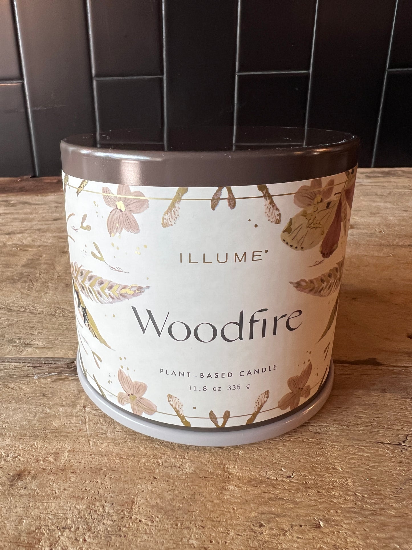 Woodfire Vanity Tin Candle