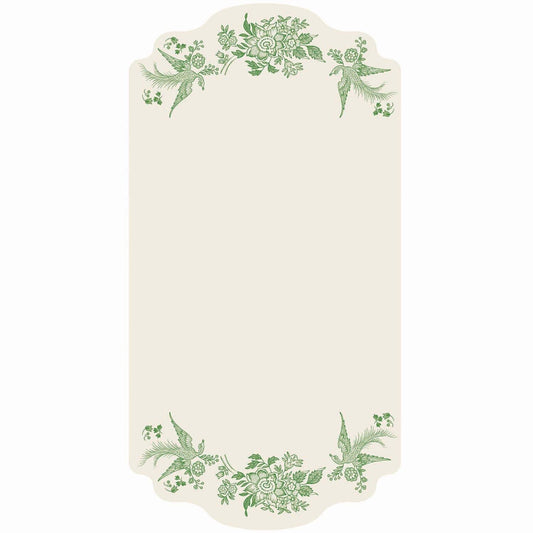 Green Asiatic Pheasants Table Card