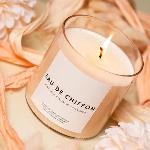 Eau De Chiffon Scented Candle by Poured