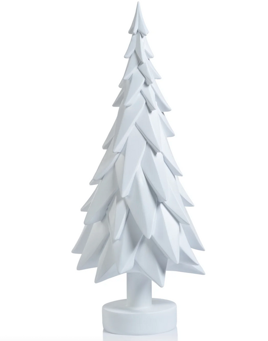 Matte White Decorative Christmas Tree - Medium