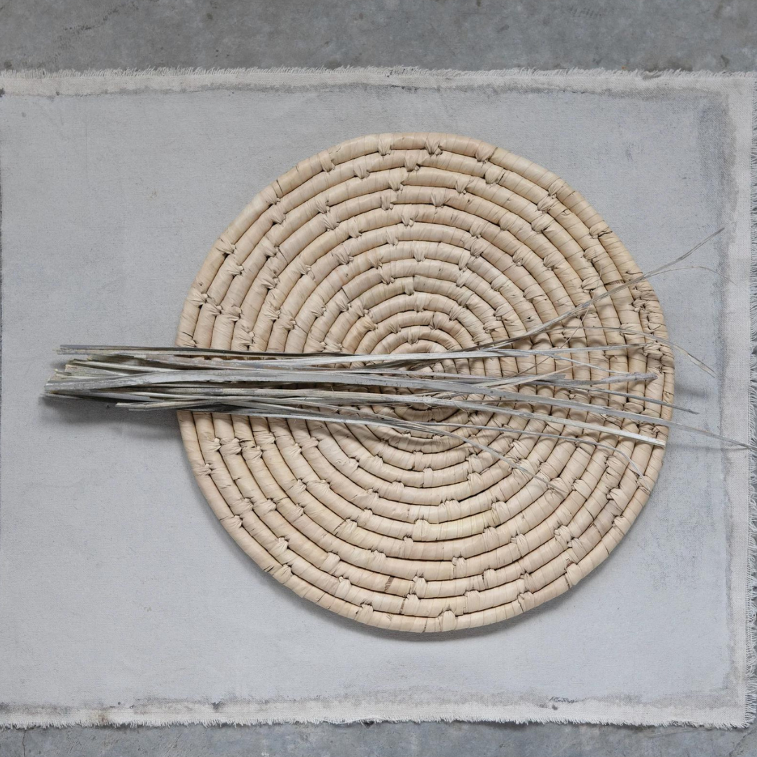 Hand-Woven Grass Placemat