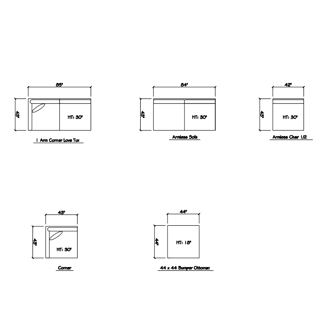 Taj Mahal 7200 Sectional