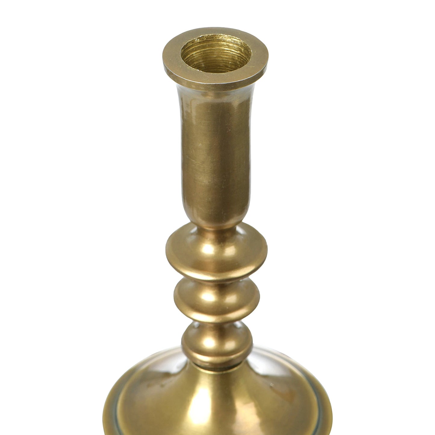 Metal Taper Candle Holders with Antique Finish