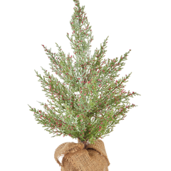 Winter Tree Christmas Decor - 18.5"