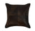 Dark Brown Hide Canada Pillow