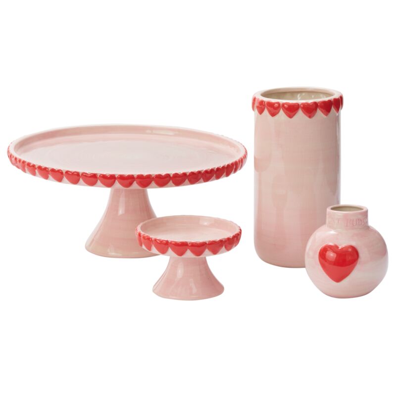 Valentine's Day Cake Stand Wrapped In Love 11.5" x 5"