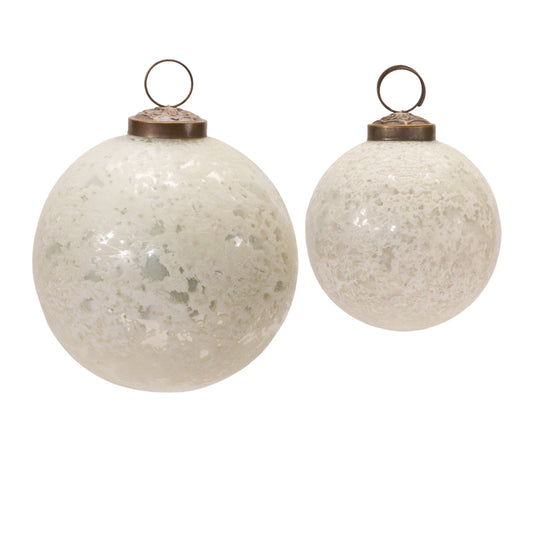 Ball Christmas Ornament White