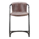 Brown Leather MCM dining chair