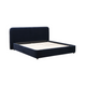 blue velvet king bed