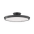 Black Draper Alabaster flush mount
