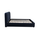 blue velvet king bed