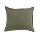 Standard Olive Velvet Pillow