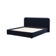 Samara King Bed - Blue Velvet