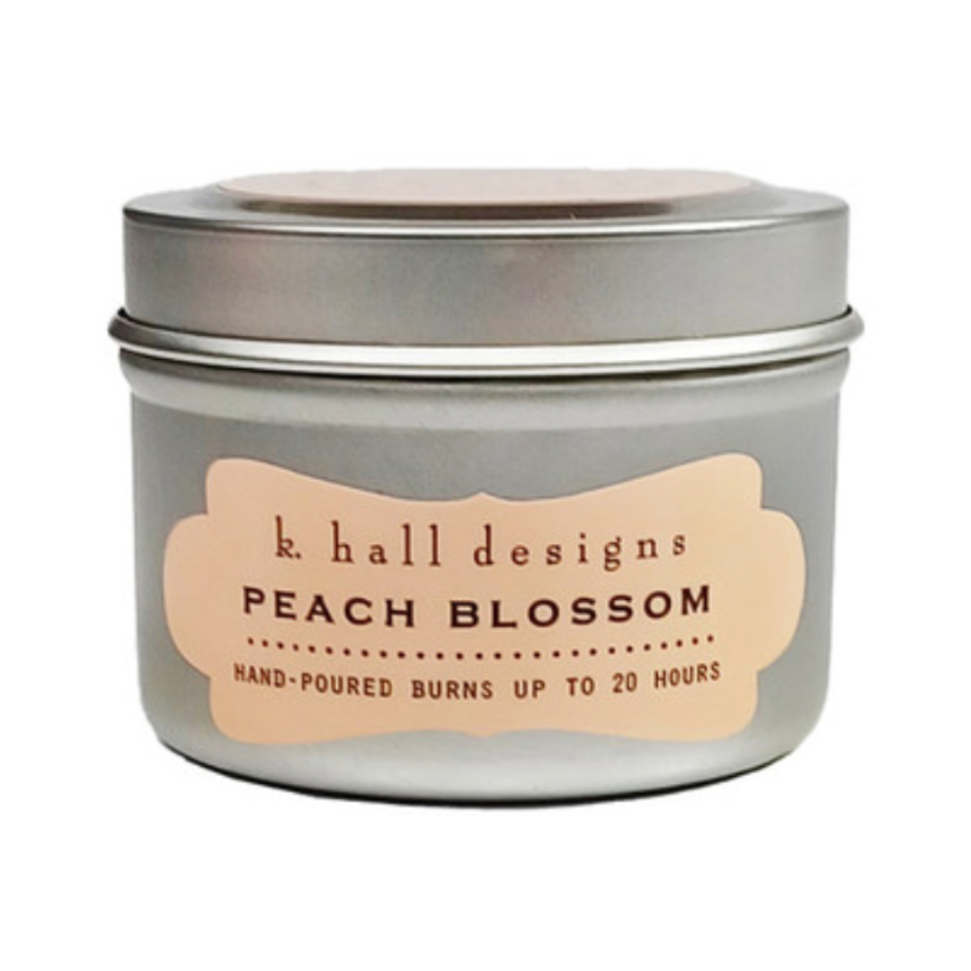 peach blossom travel candle