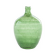 green vintage tall vase